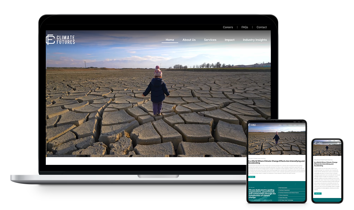 Site web de Climate Future Consulting